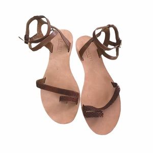 CoRNETTI Double Ankle Straps Sandals
